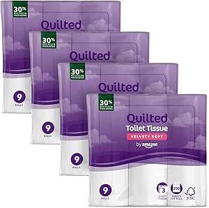 Amazon Presto! papel higiénico 3 capas 36 rollos por 12.42€