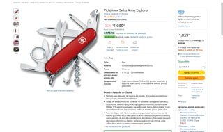 Navaja Victorinox 16 Funciones por $1,039 | Oferta Amazon