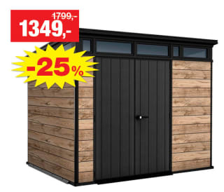 Tot 33% korting op Keter tuinberging bij Hubo