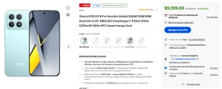 POCO F8 Pro Global 256GB por $8,399 | Walmart