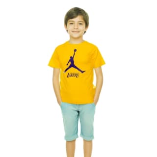 Camiseta para Peque Los Angeles Lakers y el logotipo Nike Jordan Jumpman por 6.99€