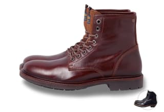 Jack & Jones Tanner Leren Boots | Heren voor €39,95 bij iBOOD