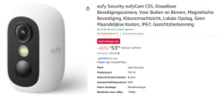 eufy Security eufyCam C35 voor €53 bij Amazon
