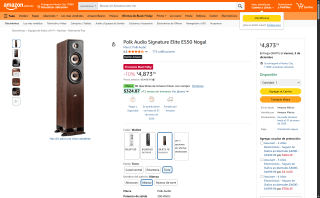 Altavoz Polk Audio ES50 200W por $4,873 | Oferta Amazon