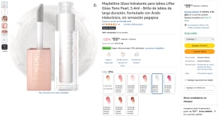 Maybelline Gloss Hidratante para Labios Lifter Gloss Pearl en $100 | Descuento Amazon