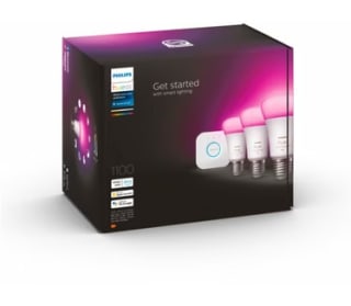 Philips Hue White and Color Ambiance starterkit voor €74 bij Coolblue
