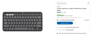 Teclado Logitech Pebble Keys 2 por $347 | Sam's Club