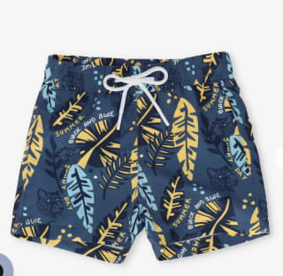 Traje de baño niño con hojas Black and Blue Precio OFERTA $9.790 en Limonada, Chile