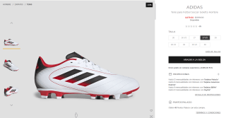 Tenis Adidas para Fútbol Soccer Goletto por $480 | El Palacio de Hierro