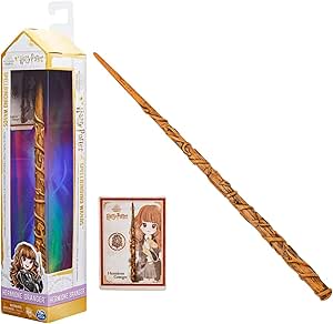 Varita Harry Potter Hermione Granger de 30 cm con Tarjeta de Hechizo por 5€