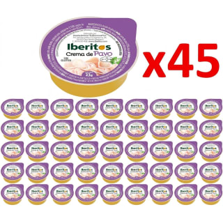 Iberitos Crema de Pavo 45 x 23 g (Total 1,035 kg) Sin Gluten por 5.99€