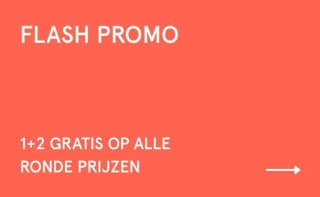 1+2 gratis op alle ronde prijzen bij Veritas