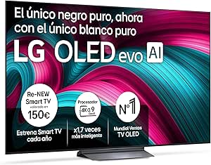 LG OLED77C54LA TV 77", OLED EVO 4K, Smart TV AI C5 por 1.444€
