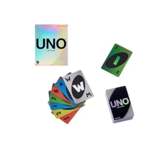Jeu de cartes jeu de société en famille Mattel Games Uno Édition platinum à 9,95€