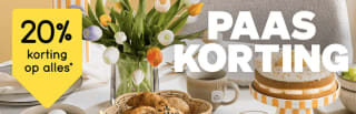 20% kassakorting op bijne alles bij Leenbakker