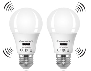Ampoule LED Détecteur de mouvement 9W E27 Blanc Chaud à 19,99€€