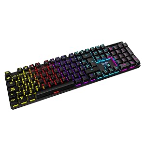 KROM KASIC Teclado mecánico Gaming RGB con switches por 19.90€