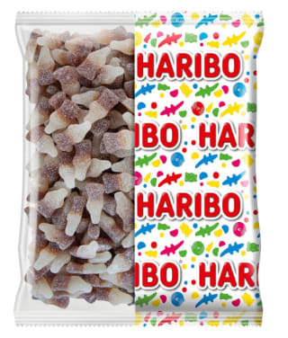Sachet vrac 2 kg de Bonbons Cola Piquants Haribo à 19€