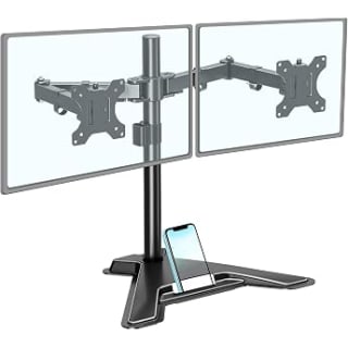 HUANUO HNCM1 soporte doble para monitor (hasta 32") por $399 en Amazon