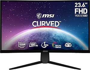 MSI G2422C Monitor Curvo Gaming FHD 23,6", 1920 x 1080 VA Panel, 180Hz / 1ms por 84€