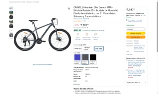 Bicicleta Everest MTB 29" por $7,987 | Oferta Amazon