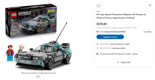 Kit Lego Speed Champions Máquina del Tiempo por $558 | Sam's Club