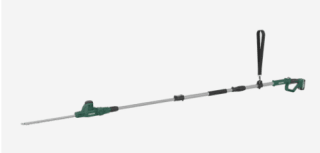 FERREX Telescopische accu-heggenschaar 20 V voor €49,99 bij de Aldi