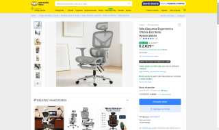 Silla Ergonómica por $2,830 | Mercado Libre