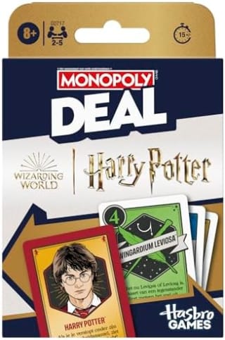 Monopoly Deal: HARRY POTTER kaartspel (Nederlandse versie) voor €4 bij Amazon