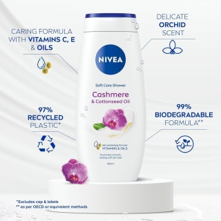 NIVEA Cashmere & Cotton Oil Shower Gel (250ml) for £0.92 at Amazon