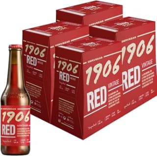 1906 Red Vintage, Cerveza Lager Extra, 24 Botellas x 33 cl por 22.07€