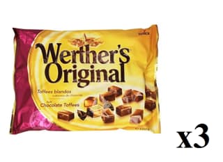 3 x Werther's Original Caramelos Toffee Blandos con Chocolate con Leche 1 kg a 14.97€