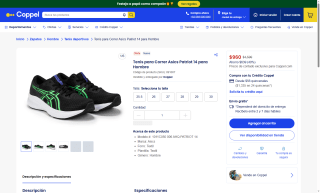 Tenis ASICS Patriot 14 por $960 | Oferta Coppel