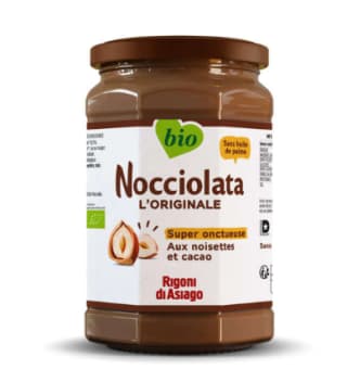 Pâte à Tartiner Nocciolata Cacao et Noisettes Bio 650g à 10,09€