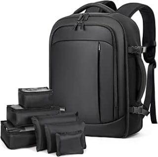 Mochila Viaje Cabina Avión 40x20x25 con 6 Bolsas Organizadoras por 22.79€