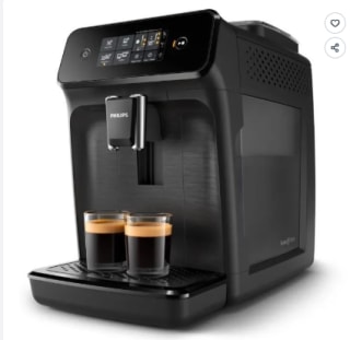 Machine à café Expresso broyeur PHILIPS EP1200/00 Série 1200- 2 cafés à 239,99€