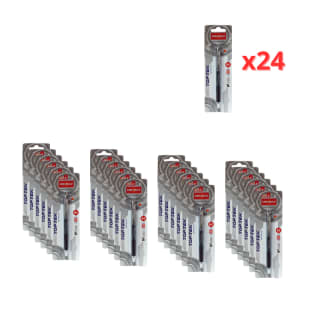 Pack 24: Bolígrafo Tinta Fluida Viscosa Plus Office TOP TEK Negro Blister 3.99€