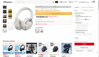 Audífonos HAYLOU S40 ANC 50dB por $570 | Oferta AliExpress