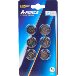 Pilas de botón A-Force CR2032 (pack 6) por 0,78€ en Action