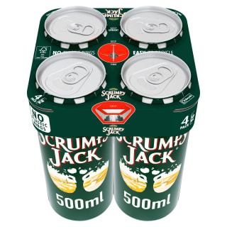Scrumpy Jack Premium British Cider Can 4x500ml for £3.25 at Tesco