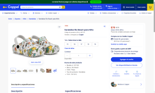 Sandalias Rio Beach Niños por $79 | Coppel