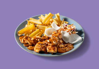 1+1 gratis op het (Vegan)Satémenu en gratis sokken bij de Beren