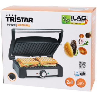 tristar Multigrill 1500 Watt 27,8 x 17 anti-aanbak voor €24,95 bij de Action