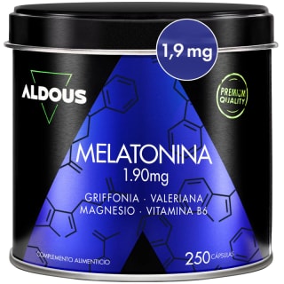 Aldous Bio Melatonina Pura 1,9 mg Magnesio, 5HTP, Valeriana y Vit B6 250caps a 11.99€