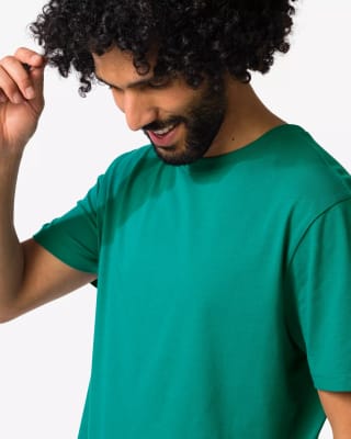 Heren T-shirt regular fit voor €3,- bij HEMA