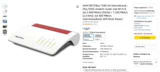 AVM FRITZ!Box Router voor €159,74
