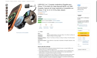 Cargador Inalámbrico 2 en 1 LISEN Qi2 por $359 | Amazon
