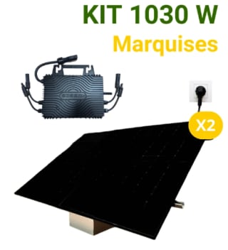 Kit solaire Plug&Play 1030W (2 × DMEGC 515W + SOSSEN 1000W) pour 297€