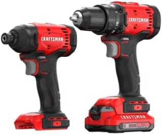 CRAFTSMAN V20 Taladro y destornillador de impacto por $1,420 en Amazon