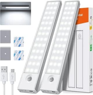 Under Cabinet Kitchen Lights, 2PCs 78 LED Cupboard Light 6500K - Sold by FHY20 / FBA